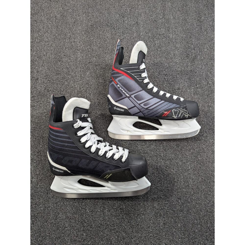 Tour Hockey FB-225 Adult Senior Inline Black & Red Hockey Skates Size 8
